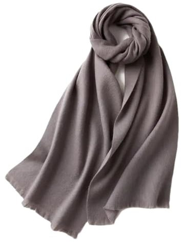 Hgvcfcv Wollschal Damen Klassisch Warm Langer Schal Hochzeit Schal Schal, lila grau, One size