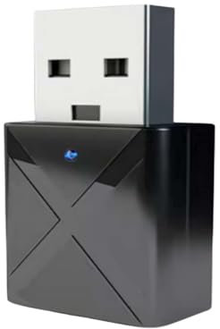 Generic Trasmettitore/ricevitore audio Bluetooth 5.0, adattatore USB Bluetooth per PC, Plug & Play, cuffie, trasmettitore audio wireless per computer desktop, 3,5 mm
