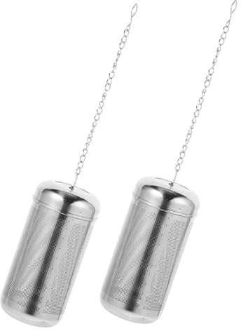 Zerodeko 2pièces Boule à Thé Acier Inoxydable Support à Thé Vrac Infuseur à Avec Filtre Pour Épices De Cuisine