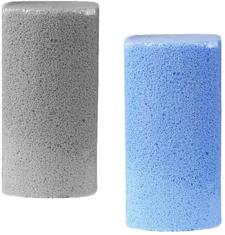 VILLCASE Bimsstein Fußpflege 2 Stück 10x5x3,5cm Hornhautfeile Fußhautfeile Langlebig Wiederverwendbar Tragbar Fußpflegewerkzeug für Abgestorbene Haut und Pediküre