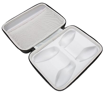 Custodia Rigida per Controller Custodia da Trasporto Leggera Antipolvere Durevole di Grande capacità per Archiviazione Portatile Perfetta per i Giocatori Nylon EVA Blu