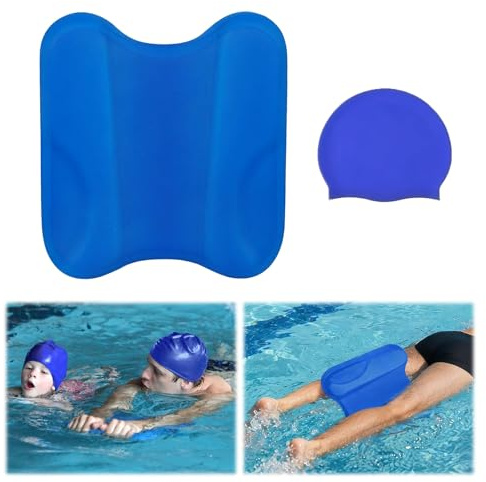 MeYuxg Pull Kick Schwimmbrett Kinder&Erwachsene mit Badekappe,Swim Training Tool Floating Aid,Optimierung der Technik und Wasserlage beim Schwimmtraining für Competitive Swimmers,Beginners