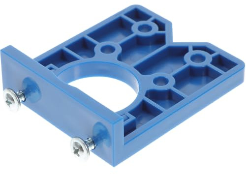 HAPINARY Türscharnier Bohrschablone 35mm aus Abs und Eisen Präziser Scharnier Positionierer für Holzmöbel Schnelles Bohren bei Türmontage und Reparatur