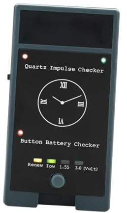TWISAXC Tester di movimento per orologi multifunzionale affidabile Tester di batteria portatile Facile da usare per tutti gli utenti ProdottoQuesto è un di