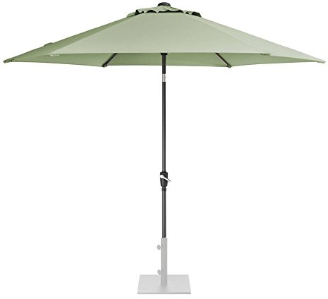 KETTLER 3.0m Wind Up Parasol with tilt Grey frame and Sage Canopy