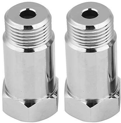 Auto Lambdasonden Adapter, 2 Stk Universal 45mm M18*1,5 O2 Sauerstoffsensor Abstandshalter Adapter Lambdasonde Elimilator