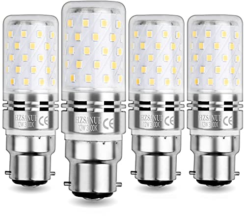 HZSANUE E27 LED Mais Lampen 12W,3000K Warmweiß, 1350Lm, Edison Schraube Kerze Leuchtmittel, 100W Glühlampen Äquivalent,Nicht Dimmbar, 4er-Pack