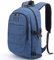 Tzowla Zaino Porta PC Universitari Uomo e Donna,Zaino da Viaggio Impermeabile Antifurto di Ricarica USB e Serratura per Notebook da 17/17,3 Pollici,Zaino da Giorno Sottile Lavoro Business-Blu