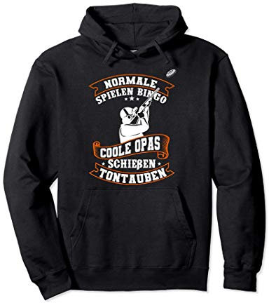 Tontaubenschießen Tontauben Wurfscheibenschießen Geschenk Pullover Hoodie