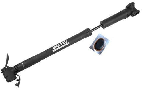 Beto Fahrrad Doppelkopf Luftpumpe CMF Rahmenpumpe L inkl. Schlauchflicken