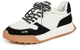 Sam Edelman Layla Sneaker Black/White 7 Medium