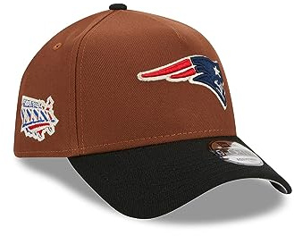 New Era NFL Harvest Cap American Football Sidepatch Snapback Teamlogo A-Frame Kappe Basecap braun schwarz