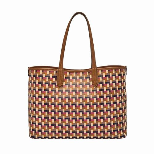 Fossil Damen Williamson Tote, Gewebter Multidruck