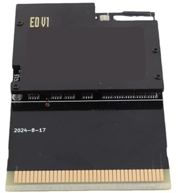 Cartouche de Jeu, Carte Cartouche Flash 1000 en 1 Black Gold avec Carte Mémoire 8G, Prise en Charge jusqu'à 32 Go, pour PC Engine, Consoles TurboGrafx 16, Jeux NTSC et PAL Inclus