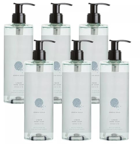 Geneva Guild Flüssigseife Liquid Hand Soap 380ml Aloe Vera Seife Hotel Spa Wellness (6x380ml)