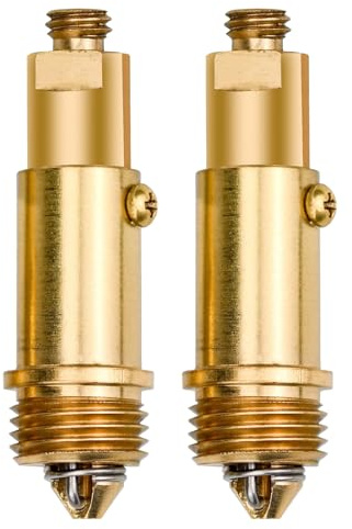2 Pcs Replacement Sink Basin Bath Pop Up Click Clack Slotted Plug Bolt, Click Clack Brass Plug Bolt for Most Bathroom Sink Bathtub Drain Stopper