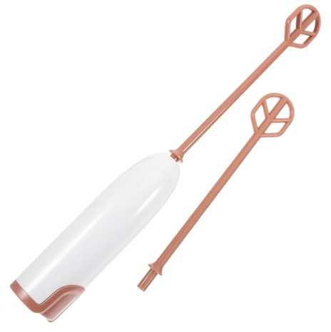 NOLITOY Mini Sbattitore Elettrico Portatile per Bevande Design Staccabile Facile da Pulire Mixer Compatto per Latte in Polvere Tè e Frullati Alimentazione Batterie Aa senza Riutilizzabile