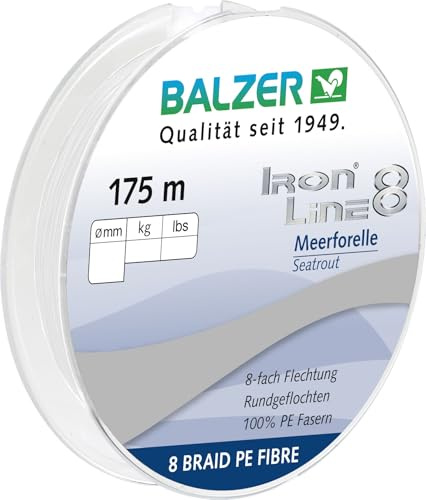 Balzer Ironline 8X Seatrout, 0,12mm, 175m