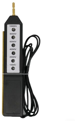 Testeur de tension de clôture électrique étanche 10 KV avec 6 voyants lumineux pour une utilisation avec fil métallique, corde, composants de clôture et excitateurs