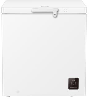 Gorenje FH20E6W5 Gefriertruhe mit Rollen, 78,7cm Breite, 198 Liter, Gefrierschutz unten-15℃, Elek, Kontrolle, Inverter, Sicherheitsschloss, FastFreeze, BxHxT: 78,7×85,8×55,9 cm, Weiß
