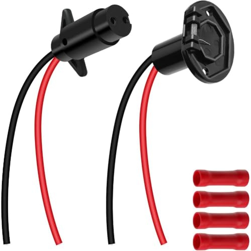 Tacdas Per Motori Elettrici Motori Compatibile Motore di Pesca da Pesca 12V/8 Calibri/2 Prese per la Pesca A Traina