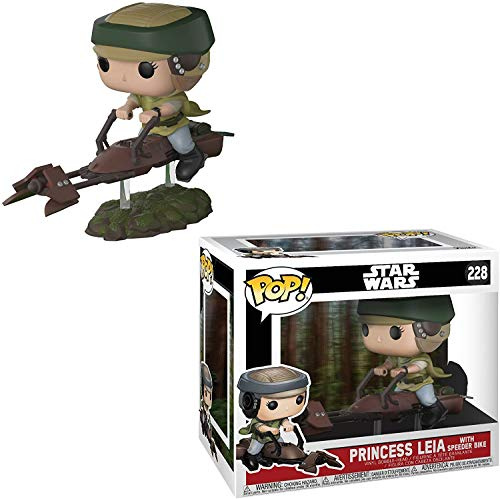 Funko 23253 Luke Skywalker/Princess Leia on Speeder Star Wars Pop Rides, sortiert