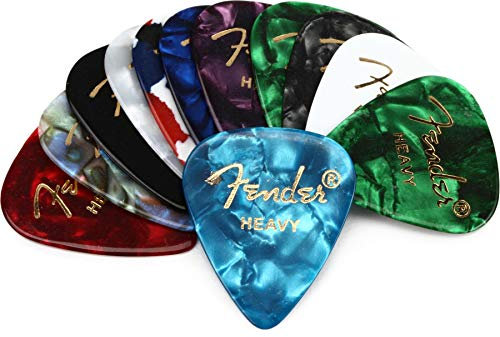 Fender© 351 Celluloid Medley Picks, H (12 Stück), 0980300500