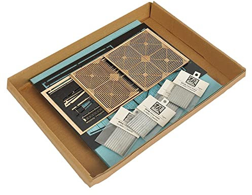 Perfeclan BRICOLAGE main Dioramas de Bâtiment Kits, Bois Ruines Maison, 1:35 Échelle Mini Sable Table Architecture Scène Mises En