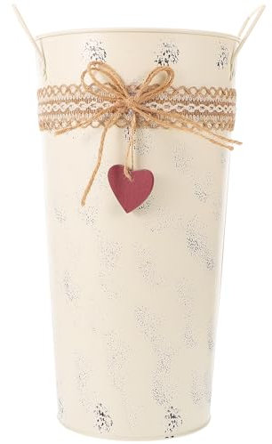 Eisen Blumenarrangement Eimer Vintage RegenschirmstäNder Beige - Praktische Deko FüR Zuhause BüRo Und Garten