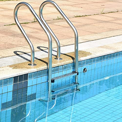 Échelle Piscine Enterrée À 2/3/4/5 Marches avec Pieds Faciles À Monter, Échelle Piscine Enterrée en Acier Inoxydable, Système D'entrée Et Sortie pour Piscines Enterrées (Color : 4 Pedals)
