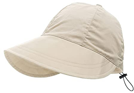 MAKFORT Femmes Chapeau Pliable Chapeau de Soleil à Large Bord Protection UV en Bobs Chapeau Visière Idéal pour Voyage Randonnée Pêche Plage