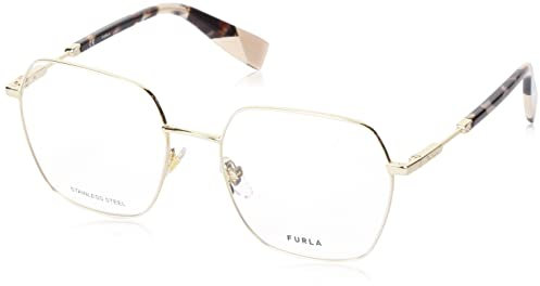 Furla Damen Vfu640 Sonnenbrille, Shiny Rose Gold W/Ivory Parts, 52