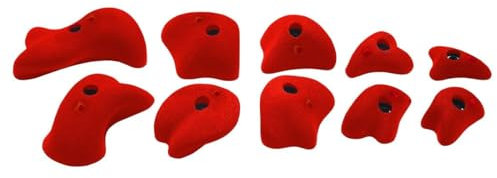 Ocun HOLDS SET 3 Modulars Klettergriffe, red