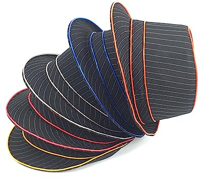 LIFKOME Herren-Fedora La Schwarzer Hut Schwarze Hüte Für Männer Blinkender Jazz-Hut Led-Jazz- Mew Orleans Led- -Blitz- Partyhüte Zylinder Requisiten