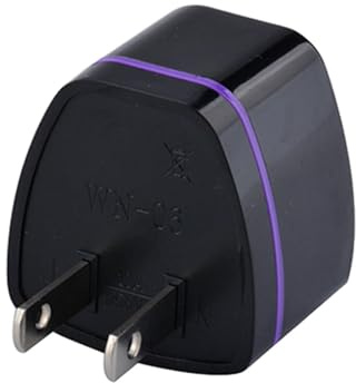 Yusheng Adaptador de Enchufe, Adaptador de Corriente de Viaje Internacional 50/60 Hz 110-250 V, Adaptador de Viaje Resistente, Adaptador de Enchufe portátil de América a Europa para la Mayor