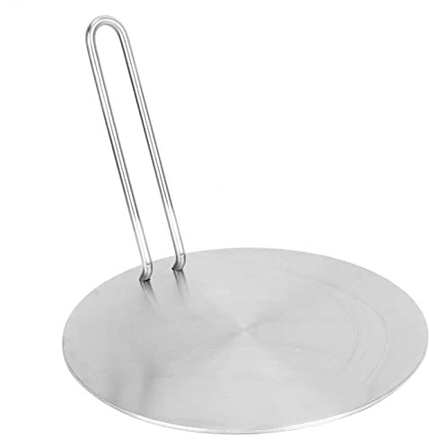 Diffuseur de chaleur, plaque de conversion de plaque à induction, diffuseur de chaleur, plaque adaptateur à induction, plaque de cuisson électrique à gaz, batterie de cuisine pour café au lait (24 cm)