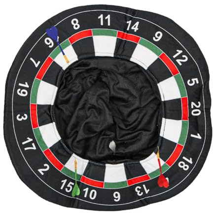 CENPEK Dartscheibe-Mütze, Unisex-Kostüm, Dartscheibe, neuartiges Sport-Accessoire, integrierte Kapuze, perfekt für Junggesellenabschiede, Kneipentouren und Sportveranstaltungen