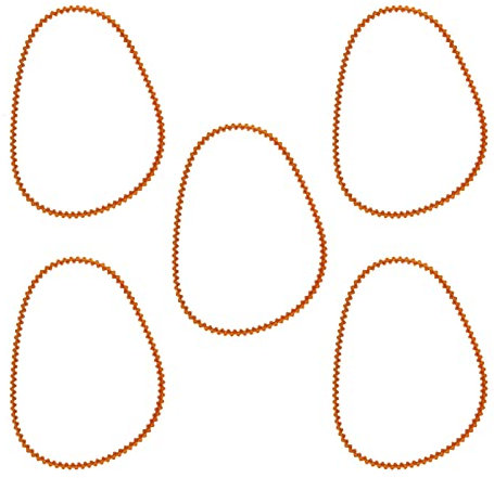 Ersatz-Nähmaschinenriemen, Nähmaschinen-Antriebsriemen, 14 X 10 X 6, 5 Stück, Nähmaschinenriemen, Altmodischer Haushaltsnähmaschinen-Doppelzahnriemen, Zubehör