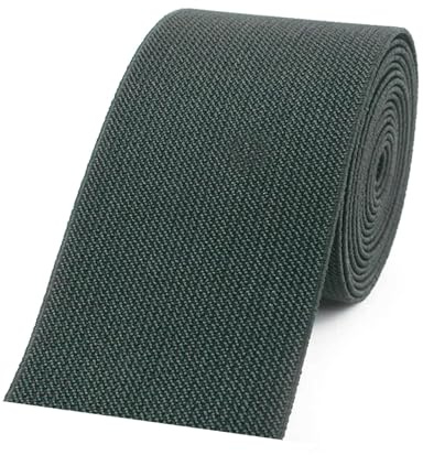 5 metros de bandas elásticas de 6 cm de ancho y 1,8 mm de grosor, banda de goma para coser pantalones, cinturón, ropa, accesorios de costura de punto,Gris oscuro,60mm