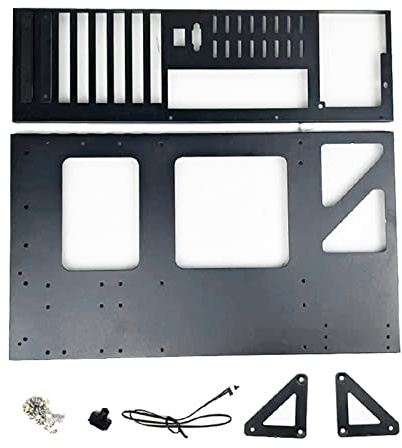 LXJLXD Mining Rig Frame GPU Aluminium Open Miner Mining Computer Frame Rig Case für Währungsbergbau