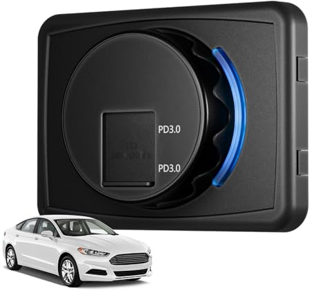 Prise USB C pour voiture – Port de charge rapide, construction compacte et sécurisée | Adaptateur rapide léger, alimentation automatique multifonction, connexion souple efficace, fixation robuste et