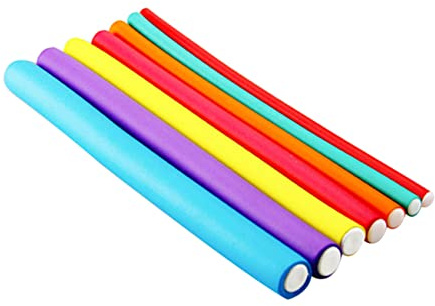 Veemoon 20pcs Curling Rods Multifunction Cold Wave Hair Curlers Sticks Random Color for Effortless Curls and Waves for DIY Styling Random Color