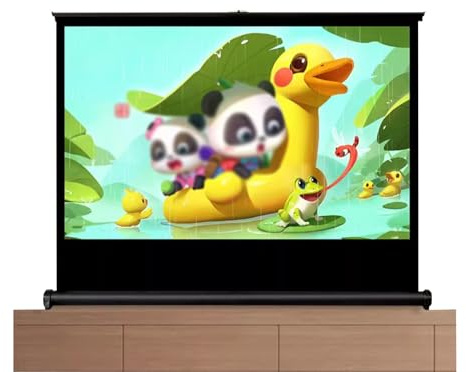 Pantalla de proyección, Pantalla de proyector portátil con marco de aluminio, extraíble y manual, for uso en interiores y exteriores, 30, 40 y 50 pulgadas