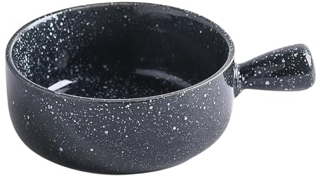 Jaamyears Ciotola da zuppa con manici, ciotole in ceramica per zuppa di cipolle da 600 ml, tazza da zuppa, adatta al microonde e alla lavastoviglie