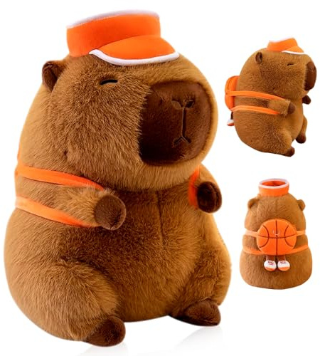 YskerrigToy Capybara Peluche, 30CM Bambola di Peluche Stuffed Animale Giocattolo Bambola di Pezza Cuscino in Peluches Giocattolo in Peluches Carino Morbido Cuscino Abbracciante per Bambini Regalo