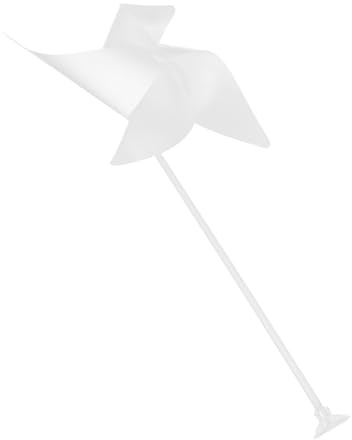 GALPADA 10ensembles Moulin à Vent Extérieur Jouet pour Garçon Fille Kit De Bricolage avec Bâtonnets Creux Et Ventouses Décoration De Jardin