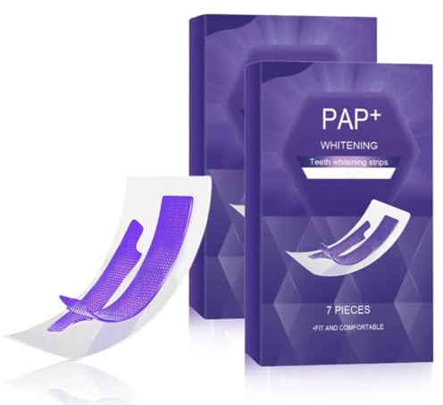 Purple Whitening Strips Lila, Lila Zahnweiß-Streifen, Bleaching Zähne Stripes Zähne,Zahnaufhellung Whitening Strips, Zahnweiss Bleaching Aufhellung Stripes, Schnelles Entfernen Aller Flecken (2)