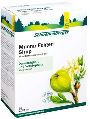 Schoenenberger Manna-Feigen-Sirup Darmträgheit und Verstopfung, 600 ml Lösung