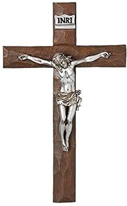 Roman Giftware Inc., Religious Crosses Collection, 11.5 H Silver Crucifix,Religious, Inspirational, Durable (1x7x11)
