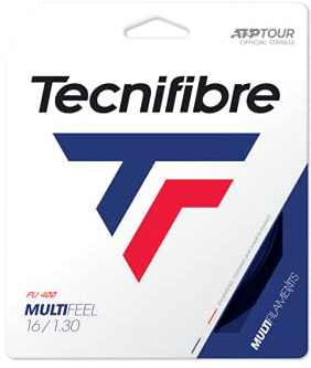 Tecnifibre Multifeel Tennis String (Black, 1.30mm/12m)
